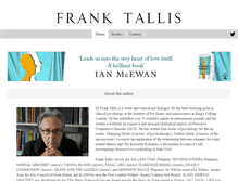 Tablet Screenshot of franktallis.com